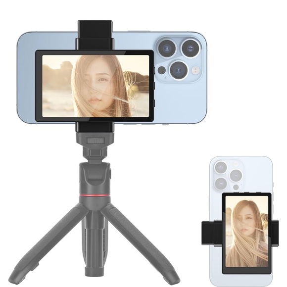 Newmowa Phone Vlogging Screen, Magnetic Phone Holder Clip Mount - Picture 3 of 5